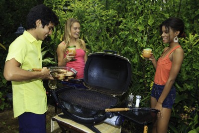Barbecue with teens